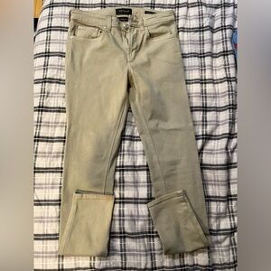 Pacsun stacked skinny beige jeans